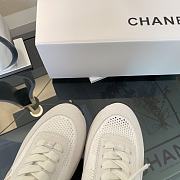 	 Chanel Low Top Trainer CC White Beige - 2