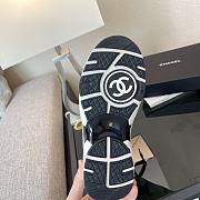 	 Chanel Low Top Trainer CC White Yellow - 3