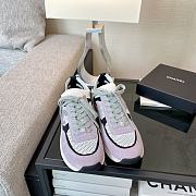 	 Chanel Low Top Trainer CC White Lilac - 3