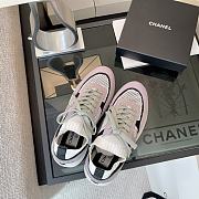 	 Chanel Low Top Trainer CC White Lilac - 4