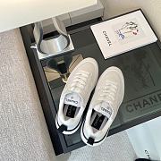 Chanel Low Top Sneakers White  - 5