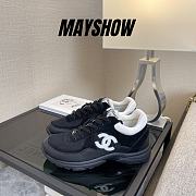 Chanel Low Top Trainer Black White - G38299 Y55720 K3845 - 1