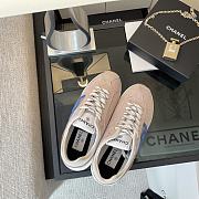 	 Chanel Low Top Runner Brown Pink Suede - 4