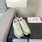 	 Chanel Low Top Nylon White Lime - 5