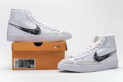 Nike Blazer Mid 77 Sketch White Black - CW7580-101 - 2