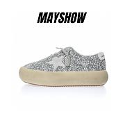 Golden Goose Space Star silver glitter - GWF00346.F002998.70136 - 1