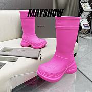 	 Balenciaga x Crocs Boot Bright Pink - 677388W1S8E5300 - 1