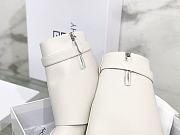 	 Givenchy Shark Lock White Beige Ankle Boots - 4