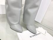 	 Givenchy Shark Lock Dark Grey Pants Boots - 2