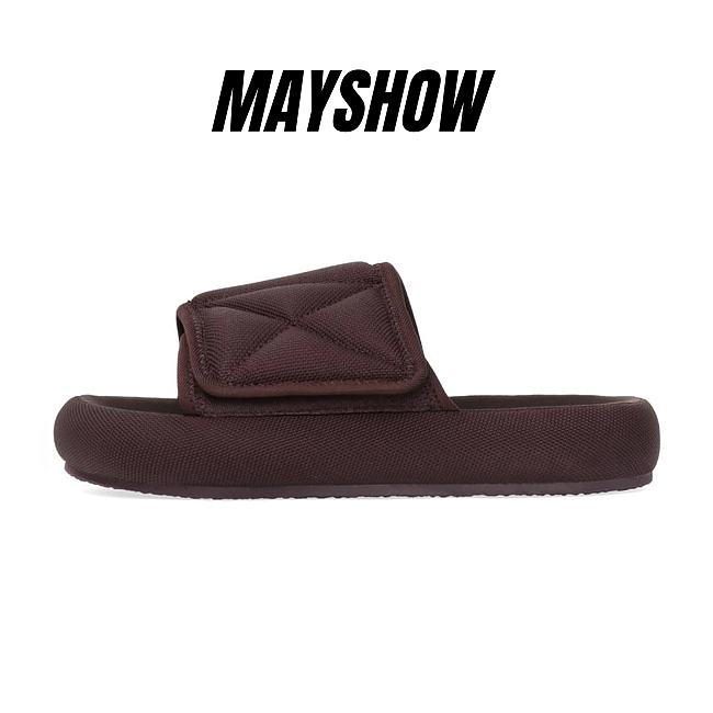 Yeezy Supply Nylon Slipper Season 6 Oxblood - YZ6WF6004.217 / YZ6MF6004.217 - 1