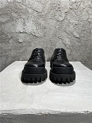 Balenciaga Strike Derby in Black Crocodile Embossed - 2