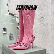 	 Balenciaga Cagole 90mm Boot in Pink - 694395WAD4E5081 - 1