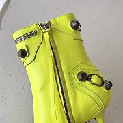 	 Balenciaga Cagole 90mm Bootie in Yellow  - 5