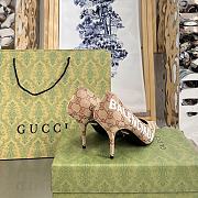 Gucci x Balenciaga The Hacker Project Square Knife pump Beige - 676603 KQW00 9742 - 4