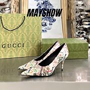 Gucci x Balenciaga The Hacker Project Knife pump Flora Print - 676558 UL300 8446 - 1