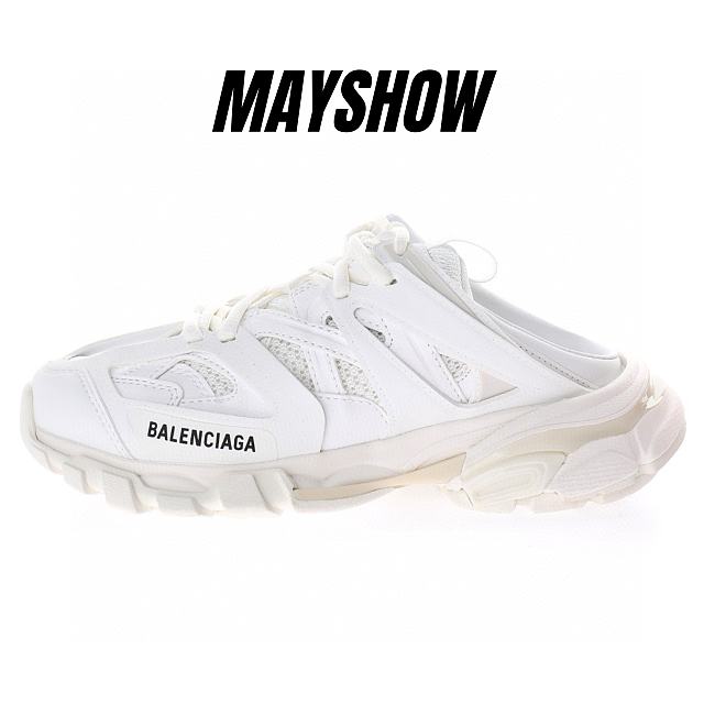 Balenciaga Track Mule White - 653814W3CP39000 - 1