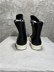 Rick Owens Strobe High Mega Lace Black Milk - RU02B2890LPOW1 911 - 3