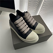 Rick Owens Fogachine Megalace Low Black Milk - 2