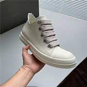 Rick Owens Fogachine Megalace Low Cream White - 5