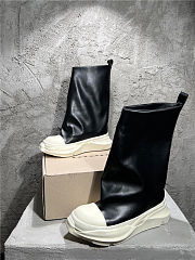 Rick Owens DRKSHDW Fogachine Vega Leather Boot  - 5