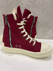 Rick Owens DRKSHDW Twill High Bruise Burgundy - DS20F1800TWP 931 - 3