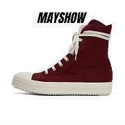 Rick Owens DRKSHDW Twill High Bruise Burgundy - DS20F1800TWP 931 - 1