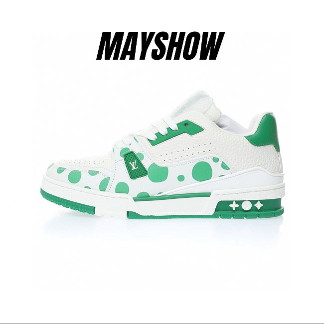 Louis Vuitton LV x Yayoi Kusama Sneaker Green - 1AB8KP - 1