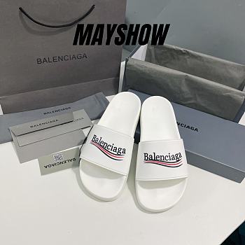 	 Balenciaga Pool Slide White 