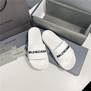 Balenciaga Pool Slide White - 565826 W1S80 9034 / 565826 W1S83 9034 - 5