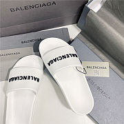 Balenciaga Pool Slide White - 565826 W1S80 9034 / 565826 W1S83 9034 - 2