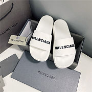 Balenciaga Pool Slide White - 565826 W1S80 9034 / 565826 W1S83 9034 - 4