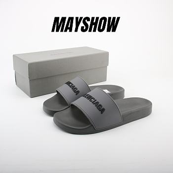 Balenciaga Pool Slide Grey