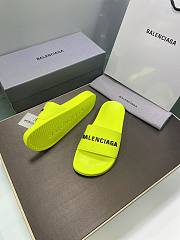 Balenciaga Pool Slide Lime - 565826 W1S803501 - 4