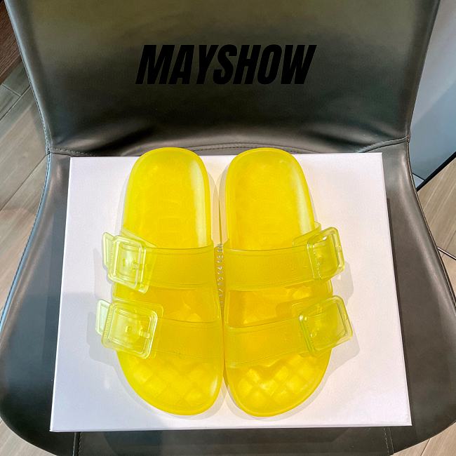 	 Balenciaga Mallorca Sandal Clear Yellow - 1