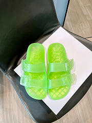 Balenciaga Mallorca Sandal Clear Neon Yellow - 656937W2DZ27321 - 3