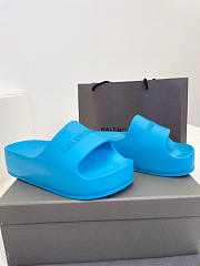 Balenciaga Chunky Slide Blue - 654315W1S894000 - 5