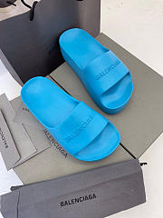 Balenciaga Chunky Slide Blue - 654315W1S894000 - 3