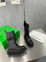 Bottega Veneta Lug Lace-up Boot Black - 715516VBS501000 - 4