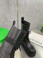 Bottega Veneta Lug Lace-up Boot Black - 715516VBS501000 - 5