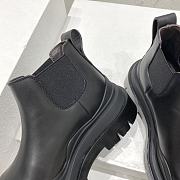 Bottega Veneta Black Mid Tire Ankle Chelsea Boot - 630300VBS501029 - 3