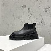 Bottega Veneta Black Mid Tire Ankle Chelsea Boot - 630300VBS501029 - 4