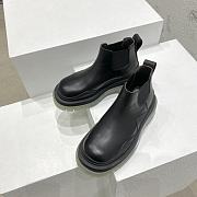 Bottega Veneta Black Transparent Mid Tire Ankle Chelsea Boot - 630300VBS501026 - 3