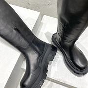 Bottega Veneta Tire Chelsea Knee High Boot Black - 4