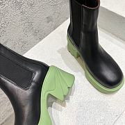 Bottega Veneta Pistachio Flash Ankle Chelsea Boot Shearling  - 3