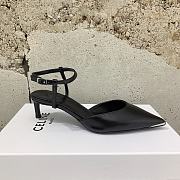 Celine Kitten With Metal Toe In Black - 347853676C.38NO - 4