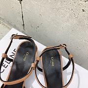 Celine Kitten With Metal Toe In Tan - 3