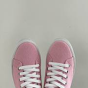 Celine Jane Mid Lace-up Sneaker In Pink - 3