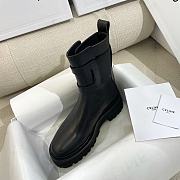 Celine Bulky Buckled Medium Boot In Calfskin Black - 346513607C.38NO - 5