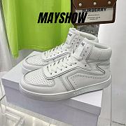 Celine CT-01 Z Trainer High Top Sneakers Optic White - 342813338C.01OP - 1