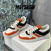 Celine Trainer Low Lace-up Sneaker Orange Black - 1